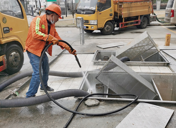 瑞溪镇隔油池清理